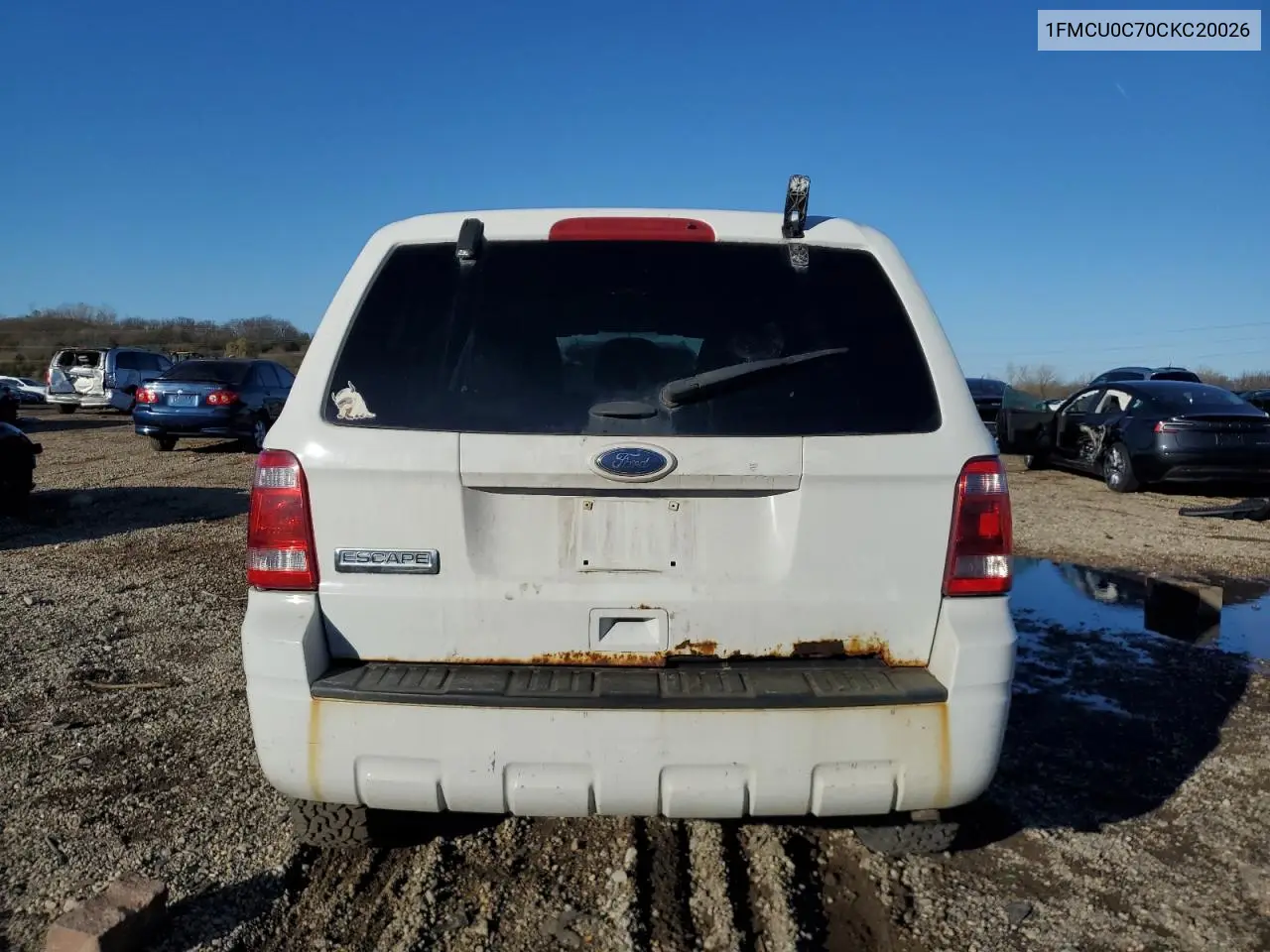 1FMCU0C70CKC20026 2012 Ford Escape Xls