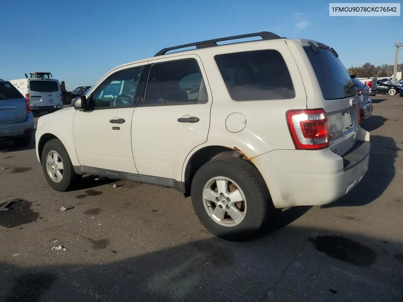 1FMCU9D78CKC76542 2012 Ford Escape Xlt