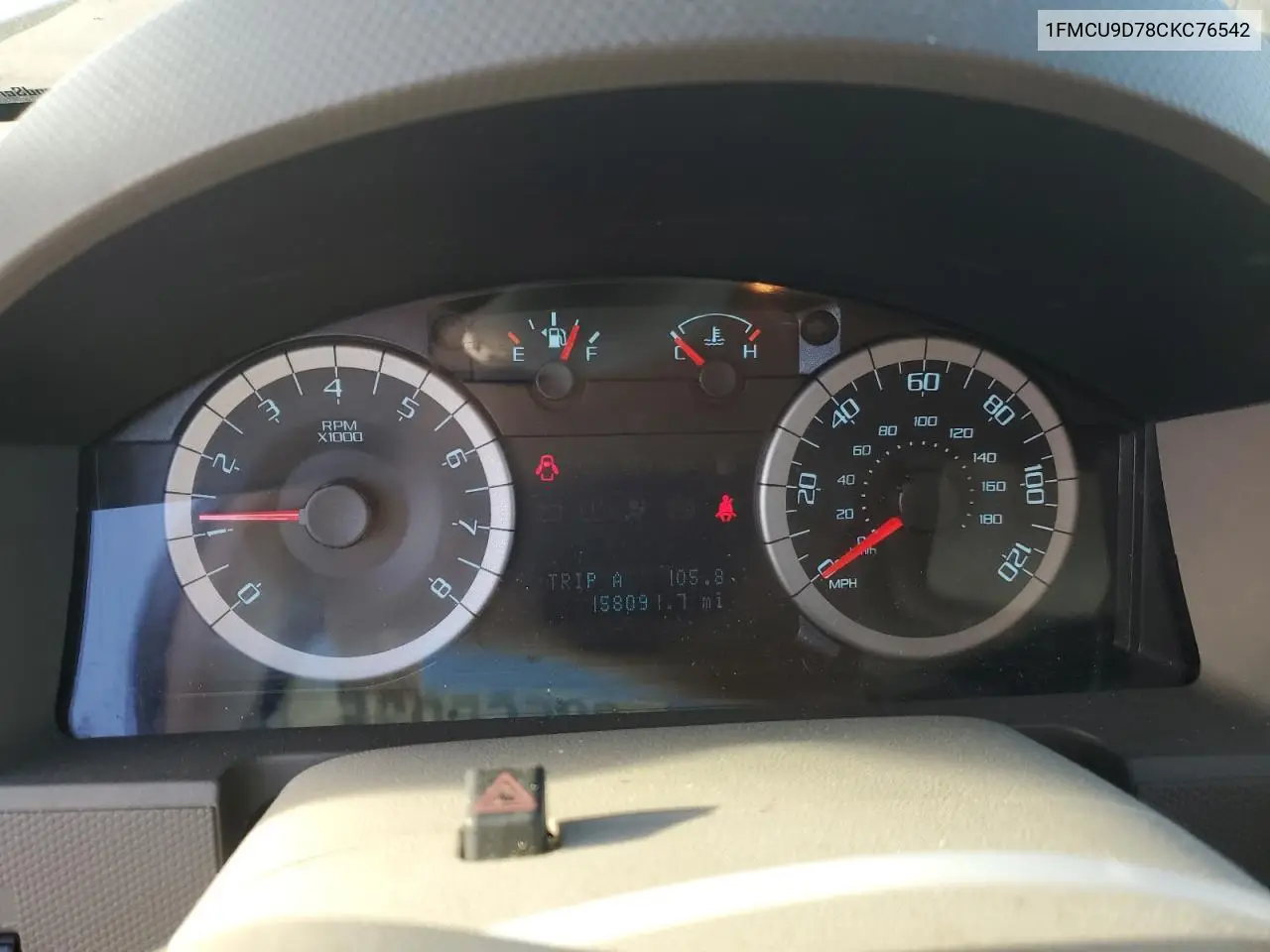 1FMCU9D78CKC76542 2012 Ford Escape Xlt