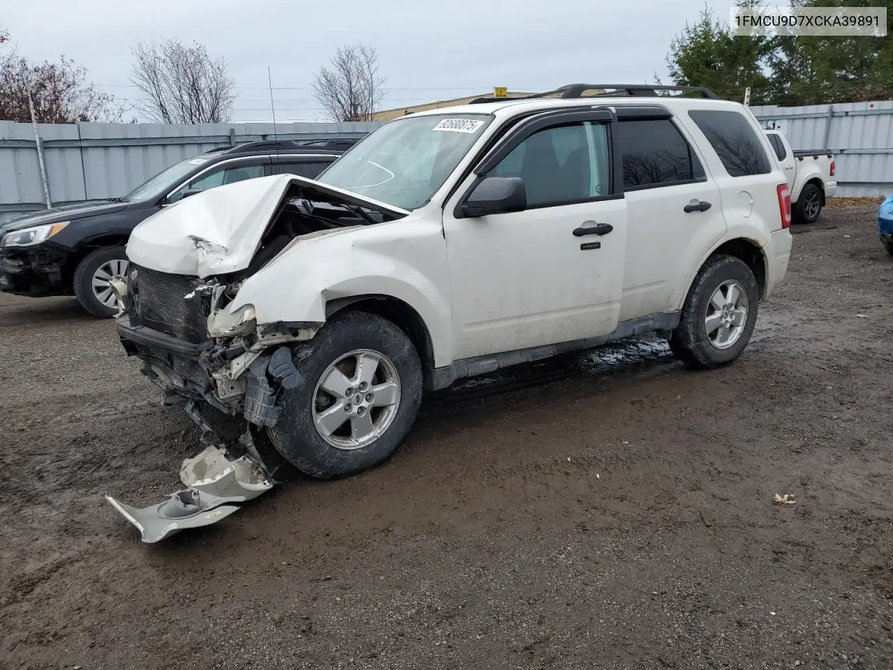 1FMCU9D7XCKA39891 2012 Ford Escape Xlt