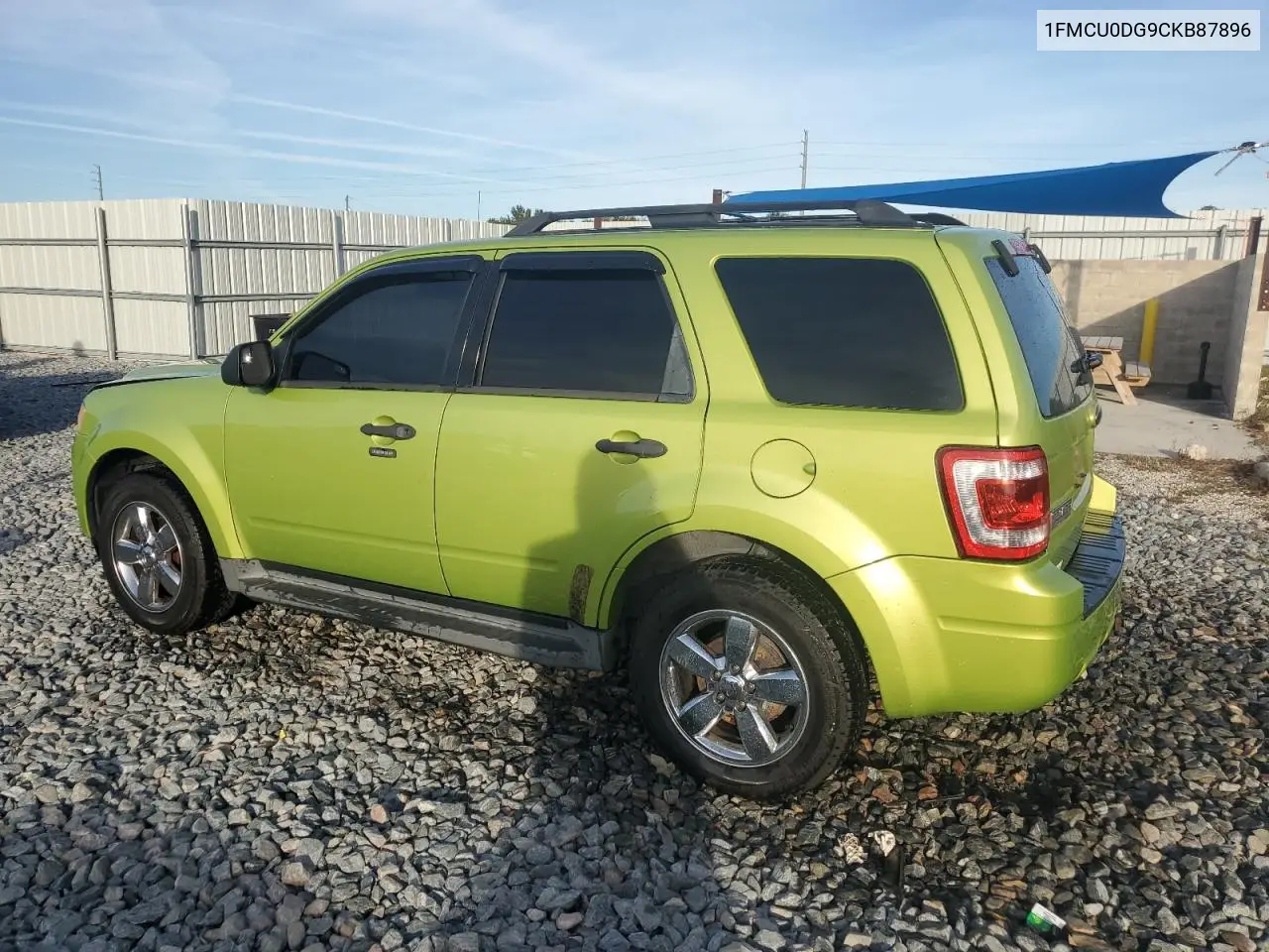 1FMCU0DG9CKB87896 2012 Ford Escape Xlt