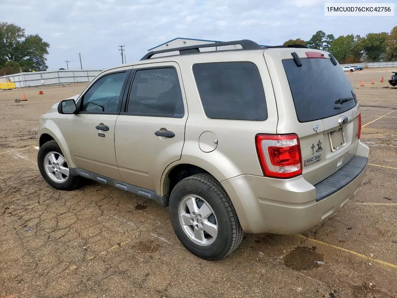 1FMCU0D76CKC42756 2012 Ford Escape Xlt