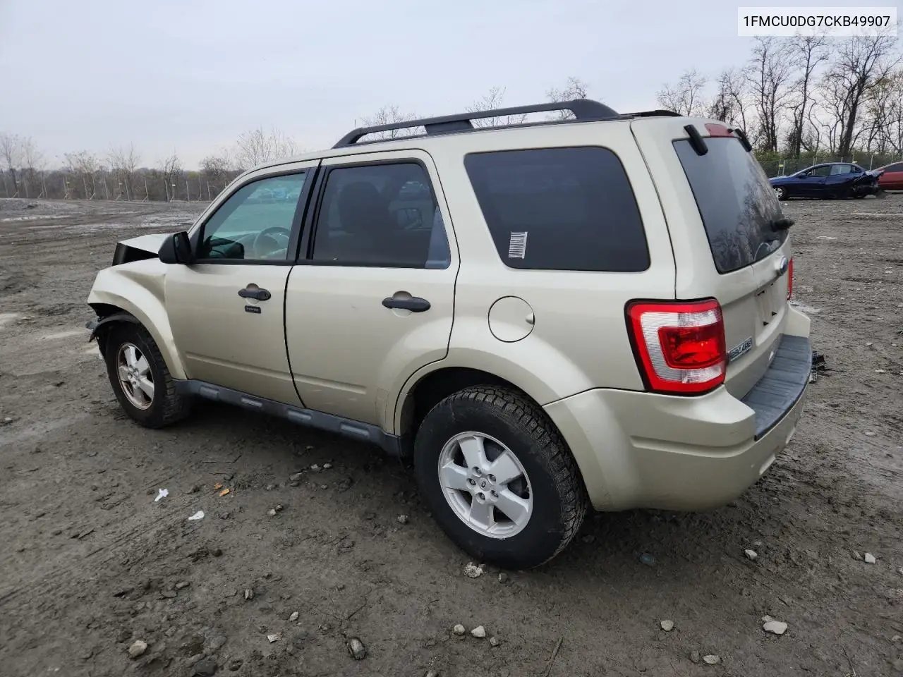 1FMCU0DG7CKB49907 2012 Ford Escape Xlt