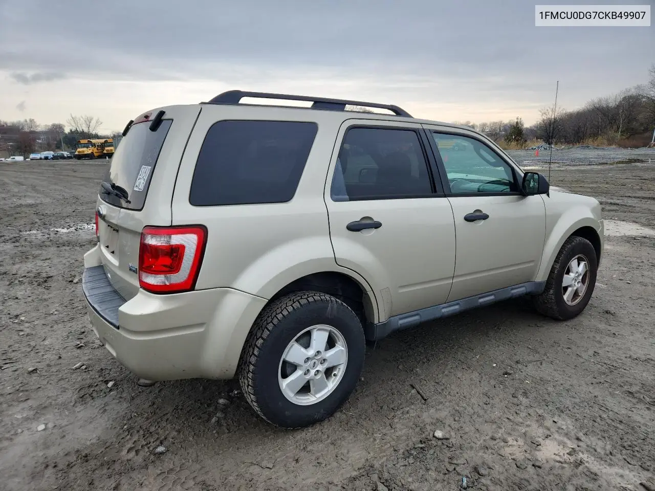 1FMCU0DG7CKB49907 2012 Ford Escape Xlt