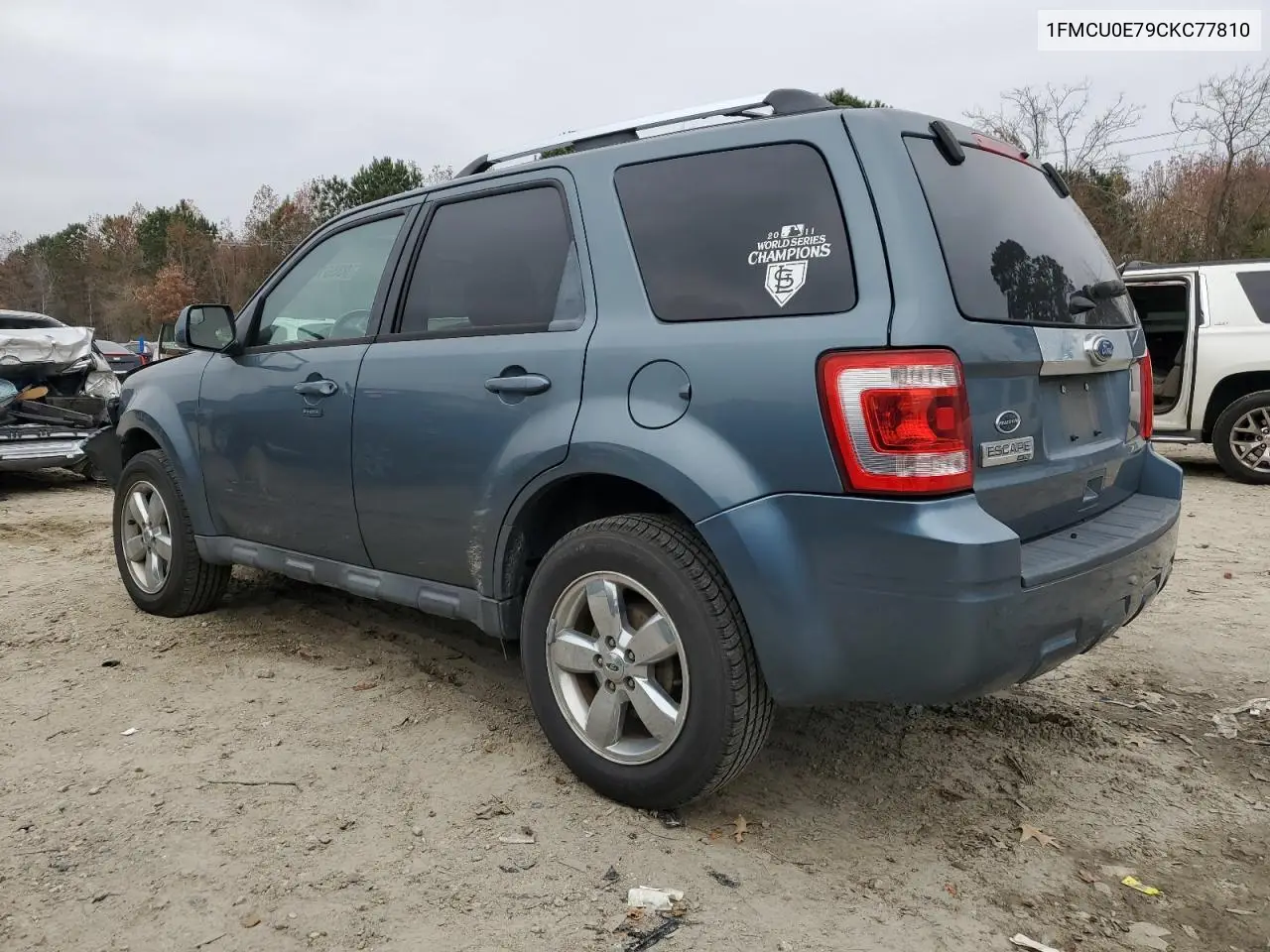 1FMCU0E79CKC77810 2012 Ford Escape Limited