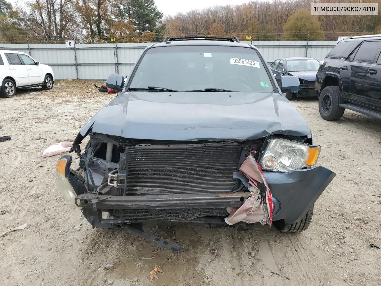 1FMCU0E79CKC77810 2012 Ford Escape Limited