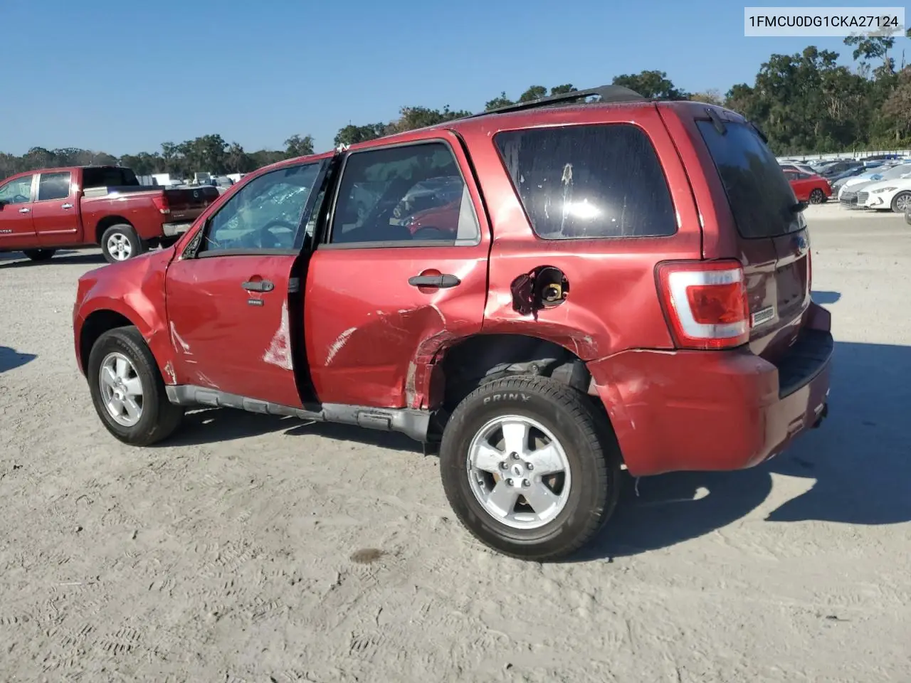 1FMCU0DG1CKA27124 2012 Ford Escape Xlt