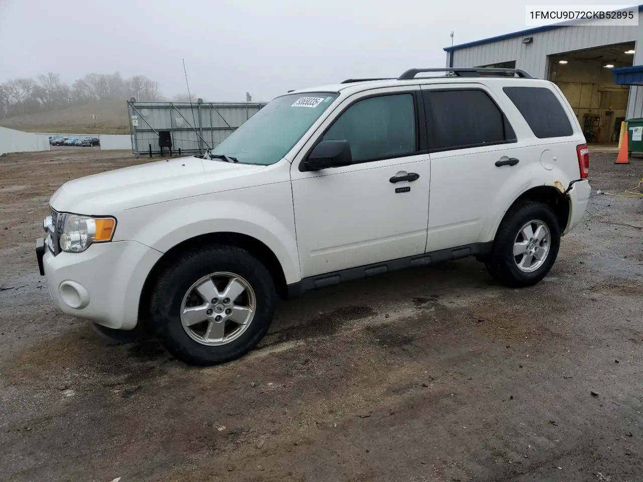 1FMCU9D72CKB52895 2012 Ford Escape Xlt