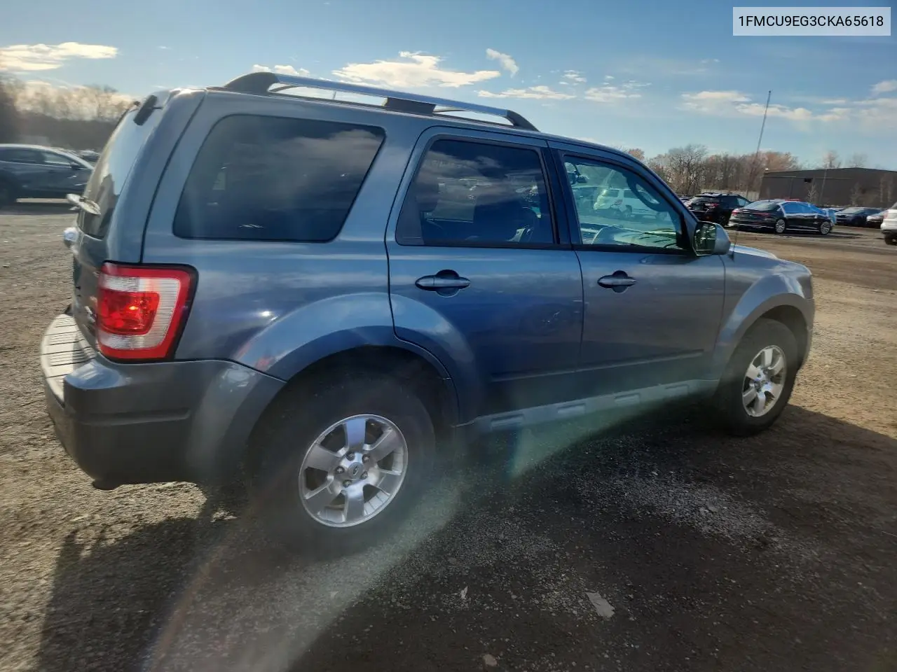 1FMCU9EG3CKA65618 2012 Ford Escape Limited