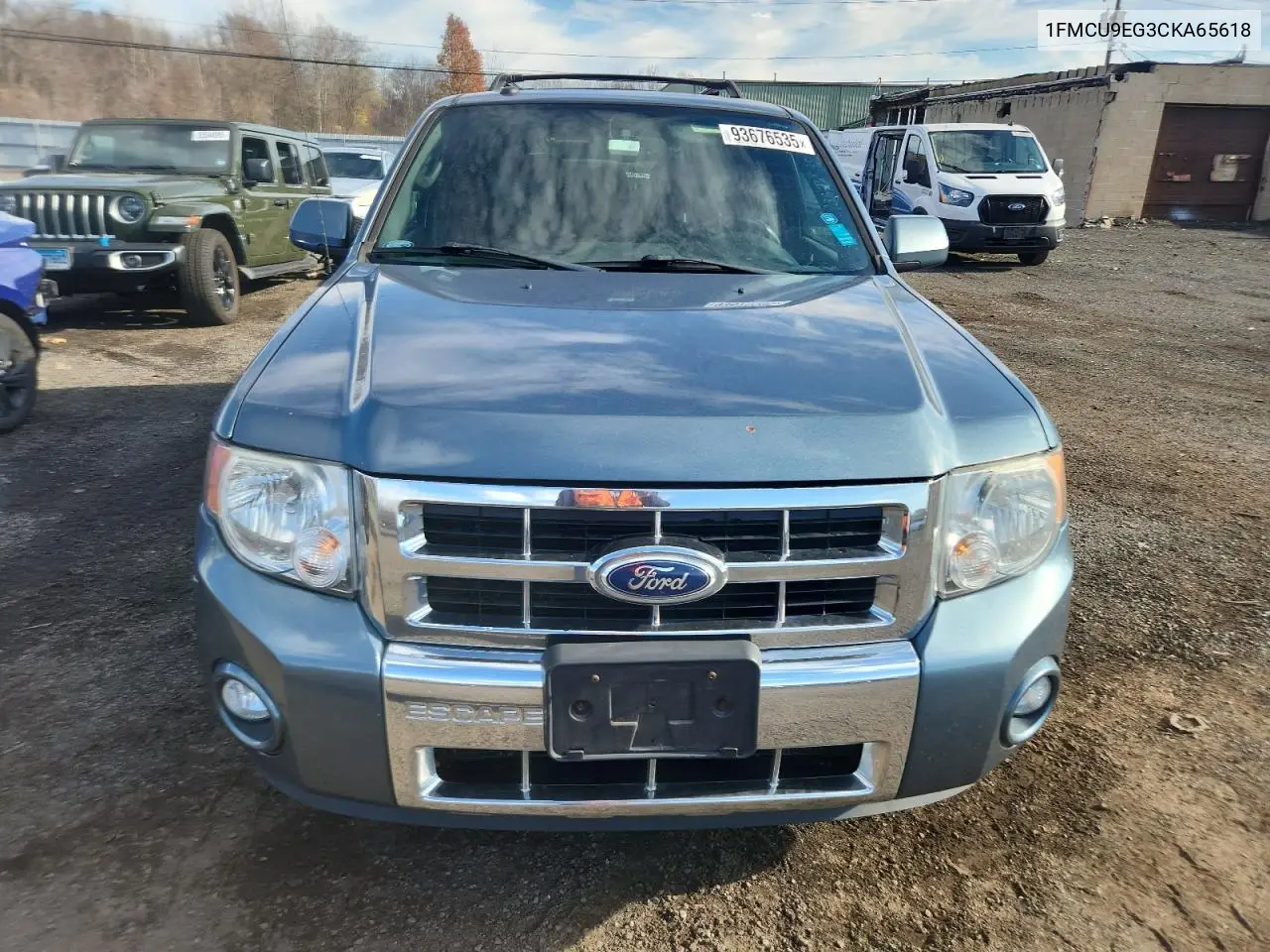 1FMCU9EG3CKA65618 2012 Ford Escape Limited
