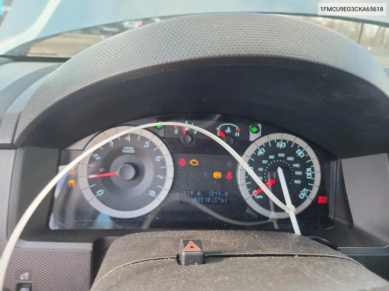 1FMCU9EG3CKA65618 2012 Ford Escape Limited