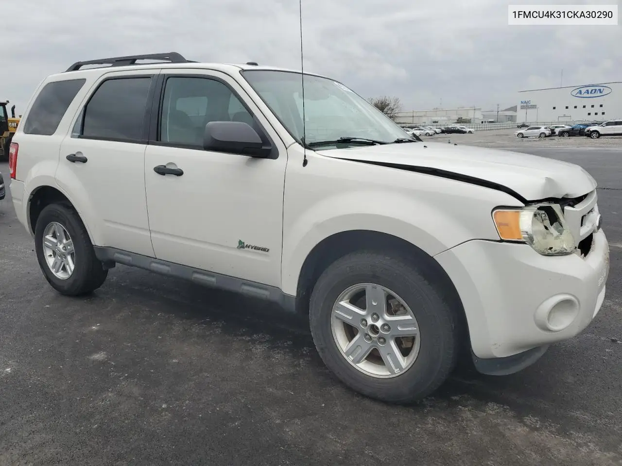 1FMCU4K31CKA30290 2012 Ford Escape Hybrid