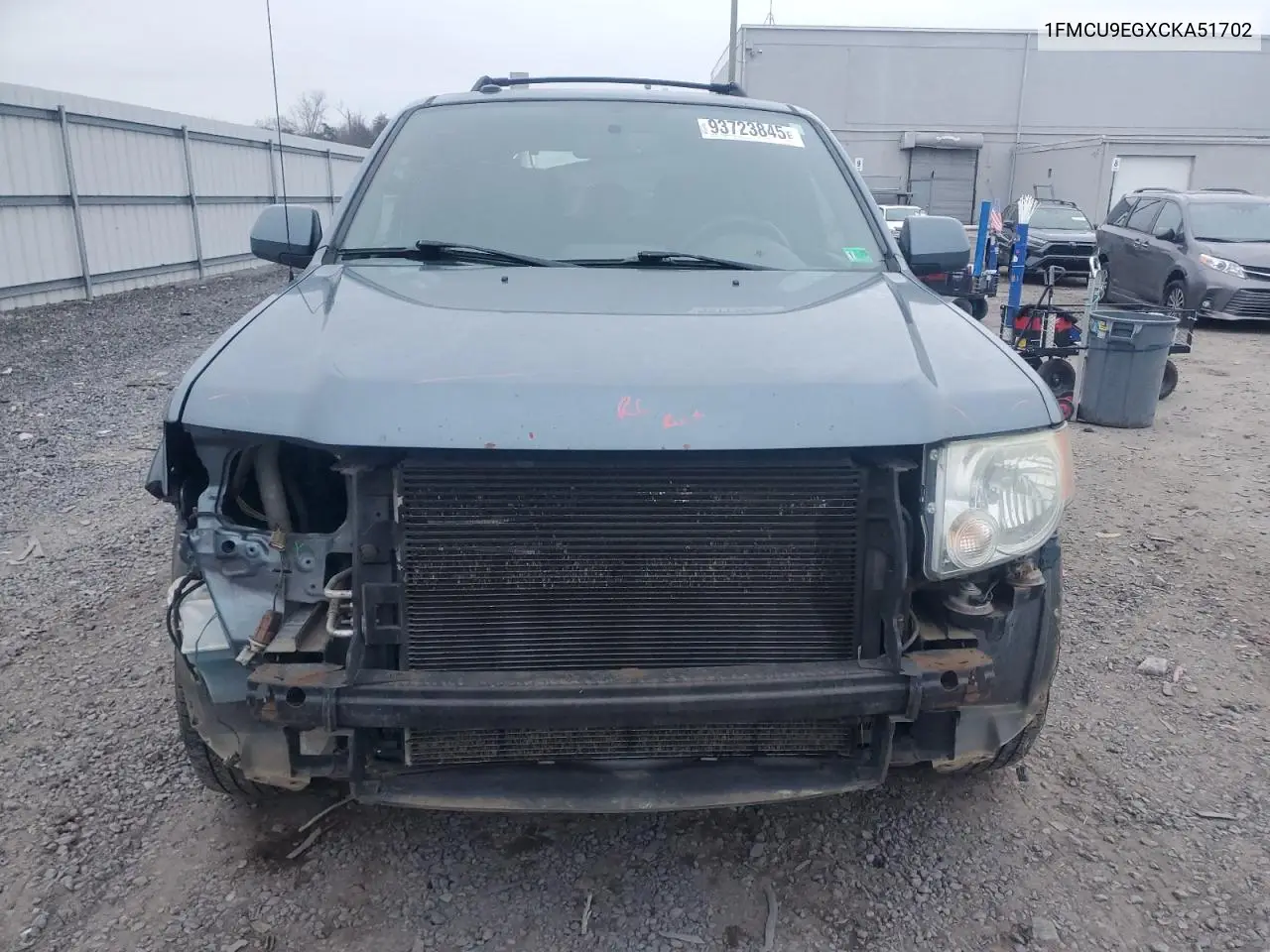 1FMCU9EGXCKA51702 2012 Ford Escape Limited