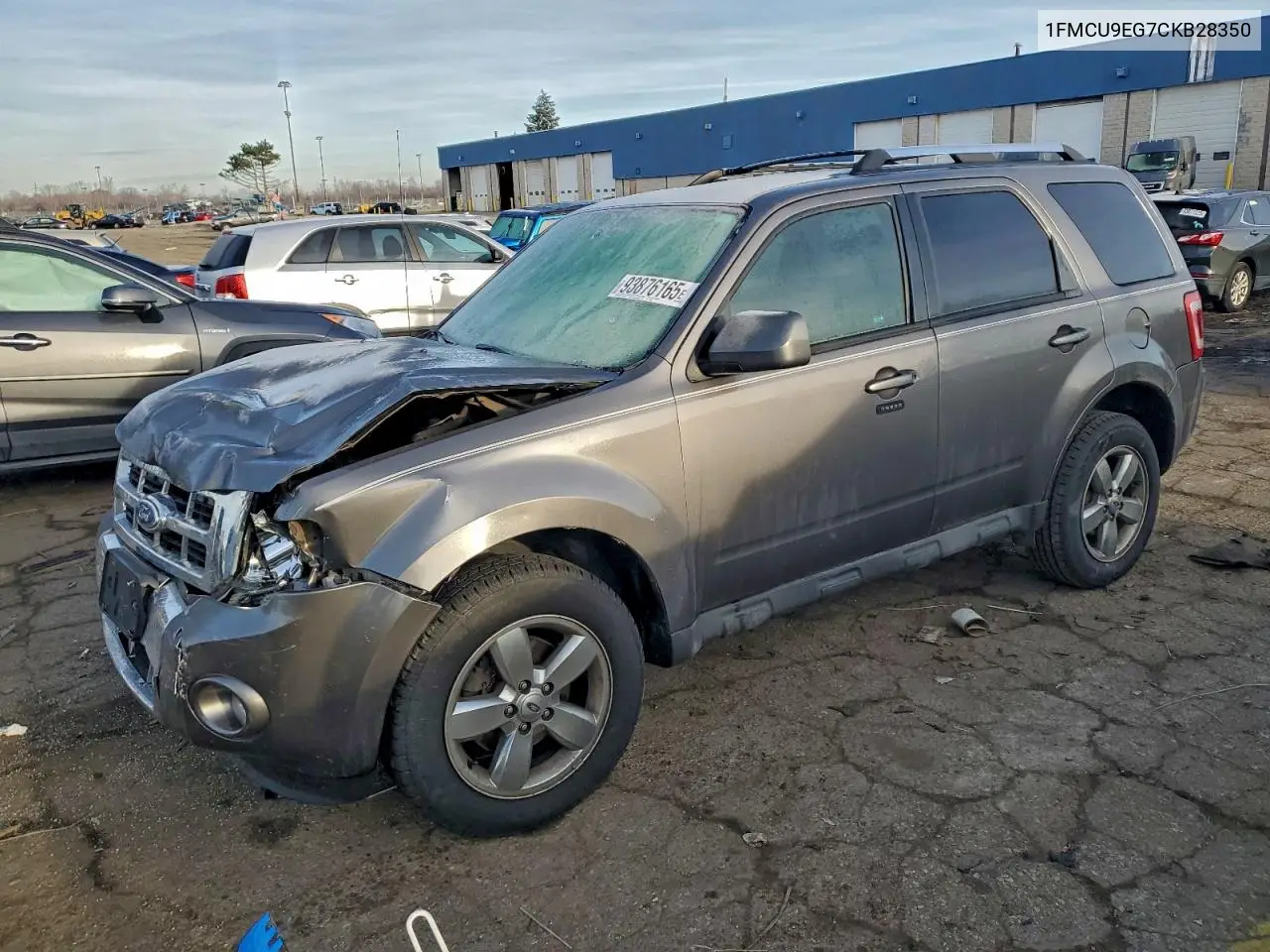 1FMCU9EG7CKB28350 2012 Ford Escape Limited