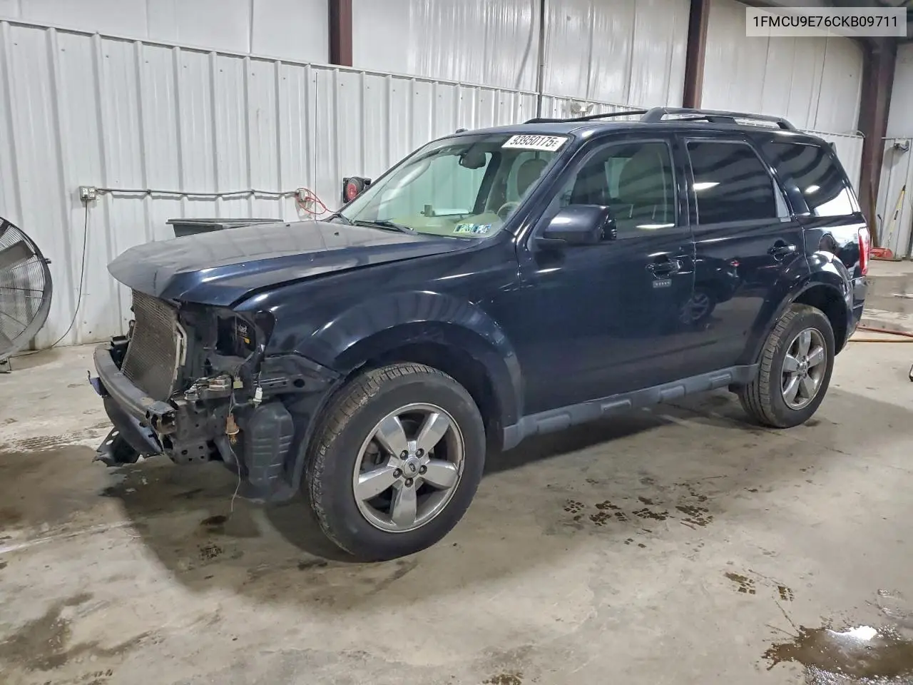 1FMCU9E76CKB09711 2012 Ford Escape Limited