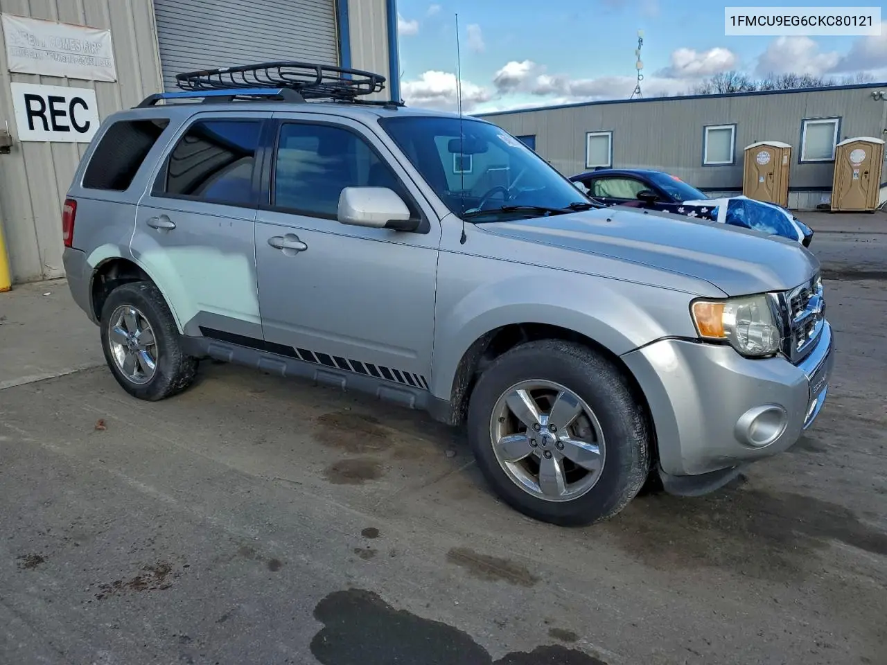 1FMCU9EG6CKC80121 2012 Ford Escape Limited
