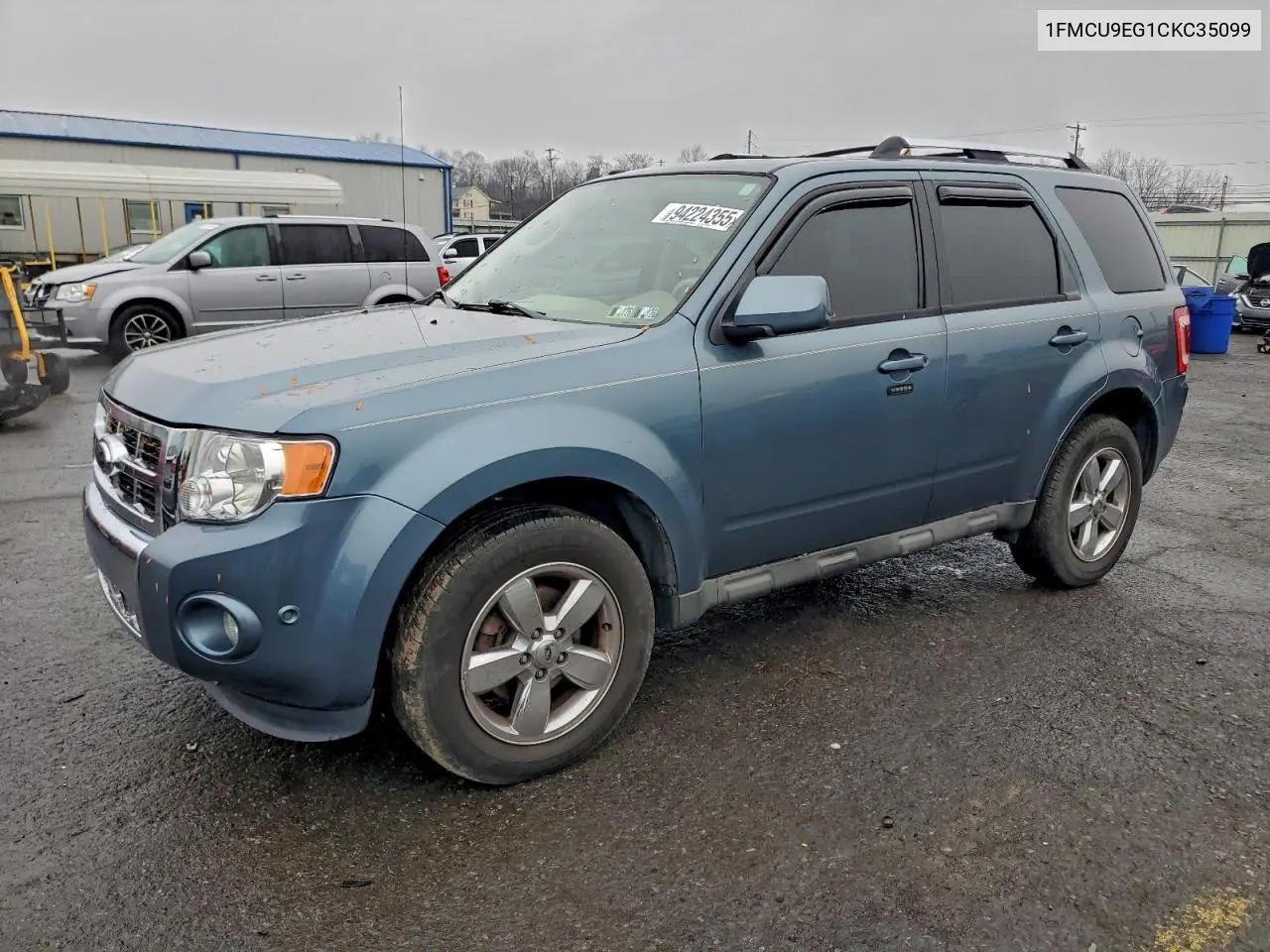 1FMCU9EG1CKC35099 2012 Ford Escape Limited