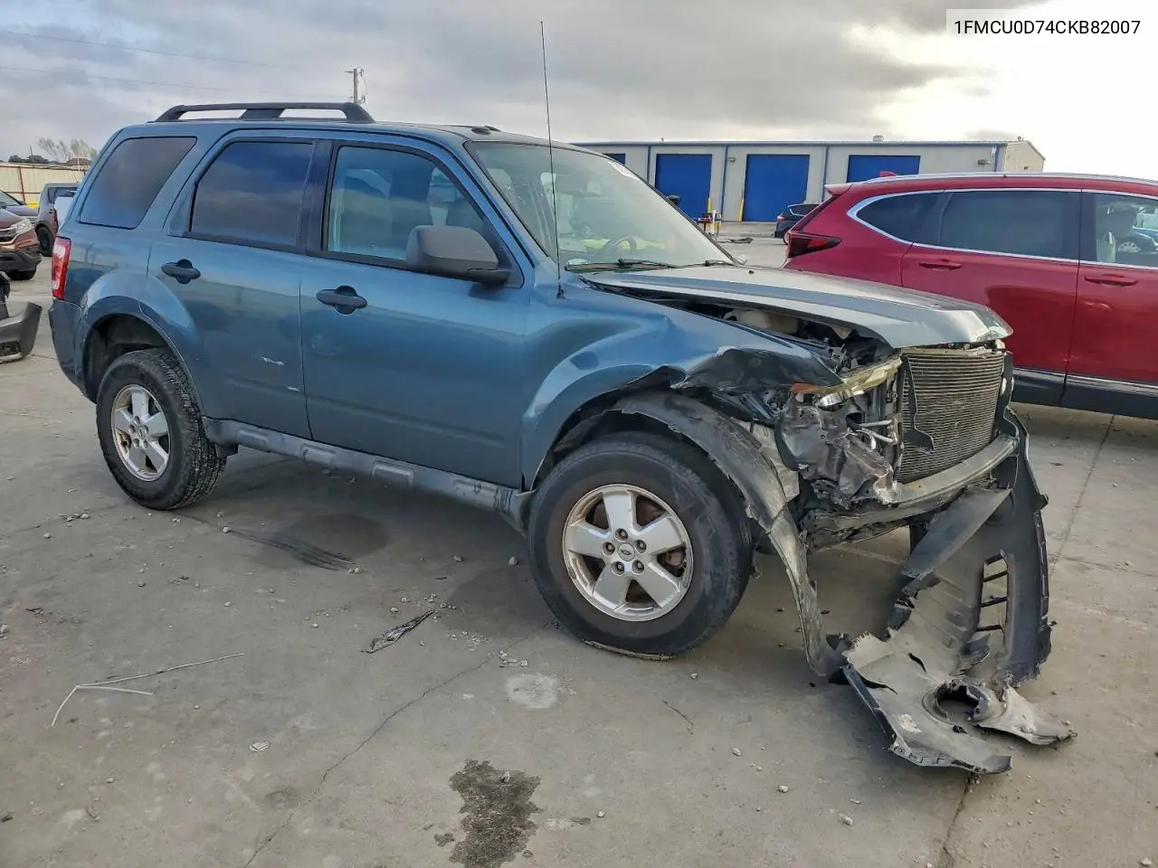 1FMCU0D74CKB82007 2012 Ford Escape Xlt