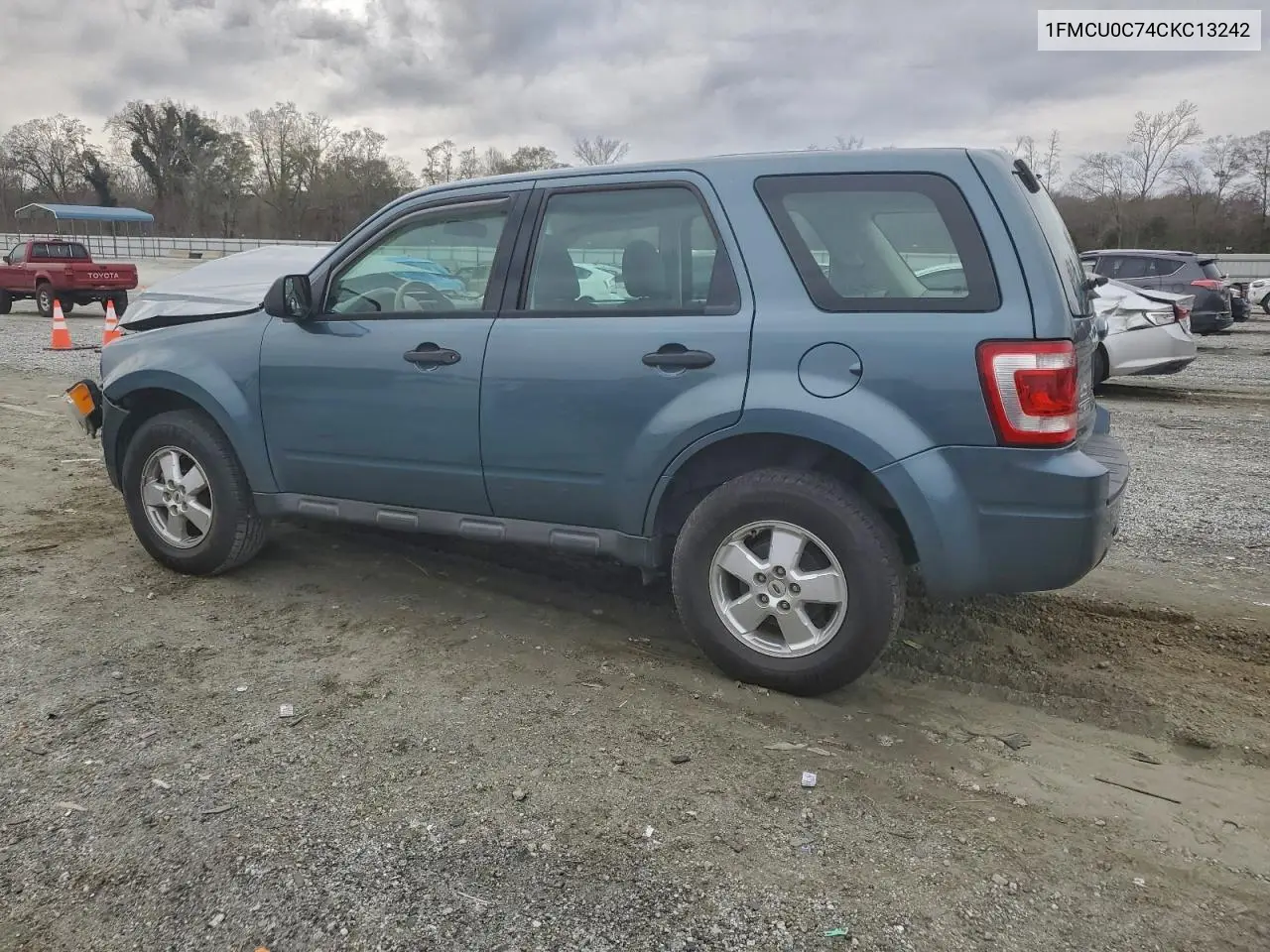 1FMCU0C74CKC13242 2012 Ford Escape Xls