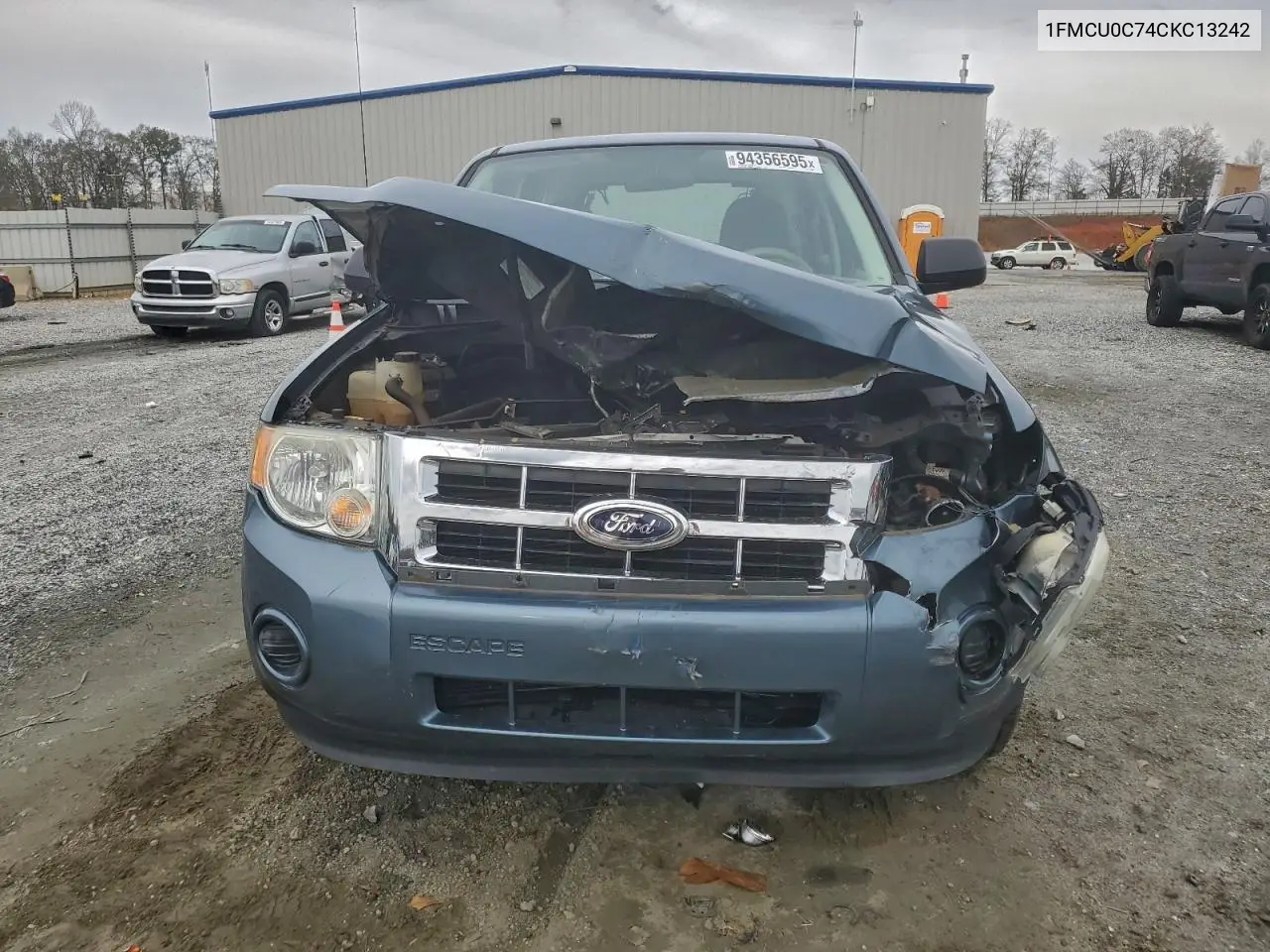1FMCU0C74CKC13242 2012 Ford Escape Xls