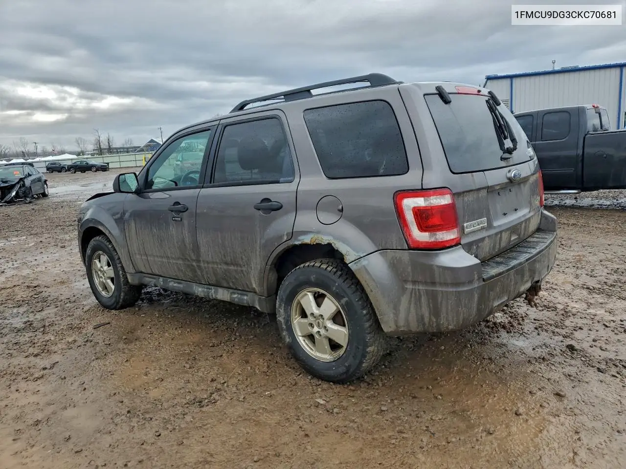 1FMCU9DG3CKC70681 2012 Ford Escape Xlt