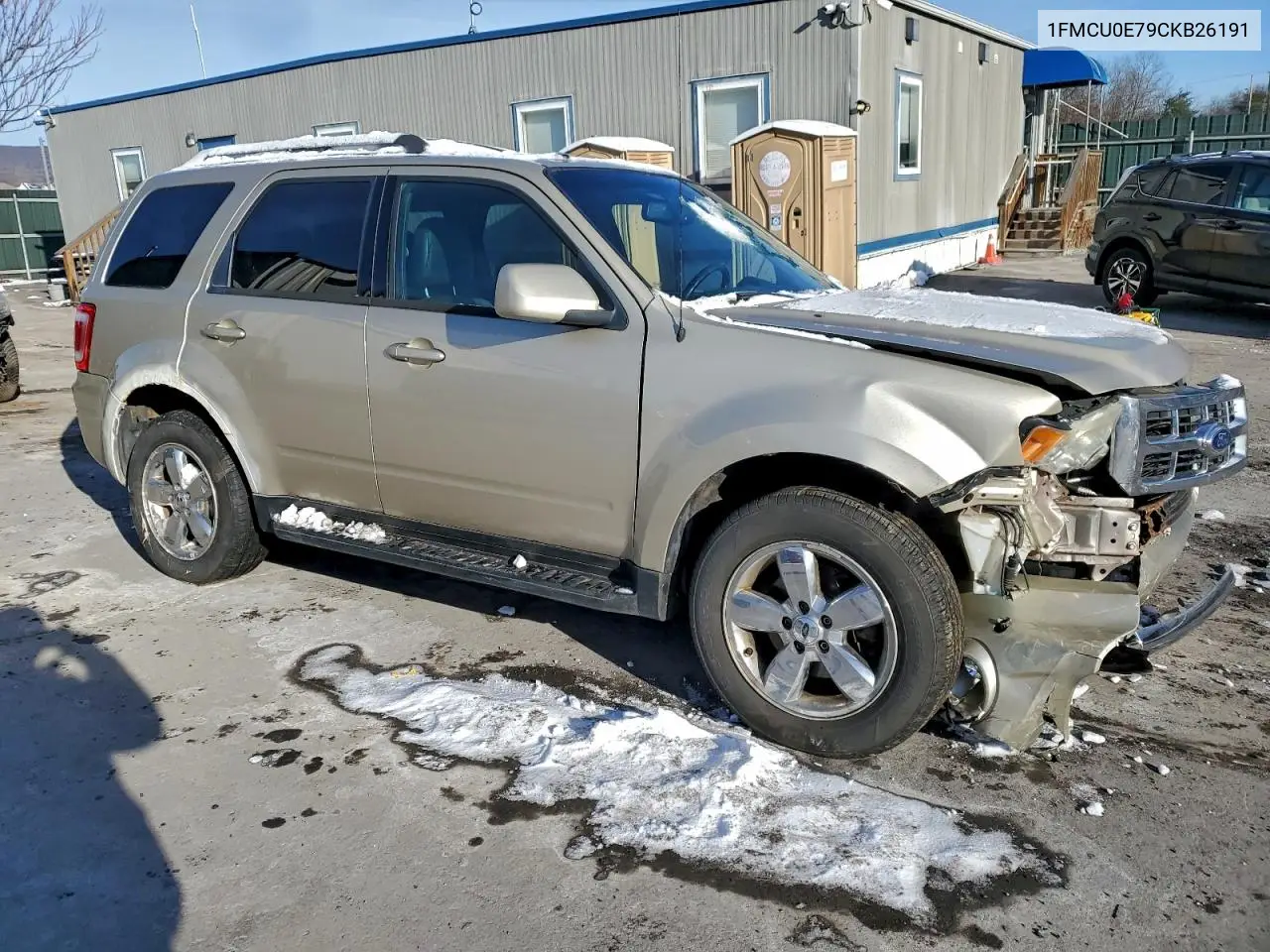1FMCU0E79CKB26191 2012 Ford Escape Limited