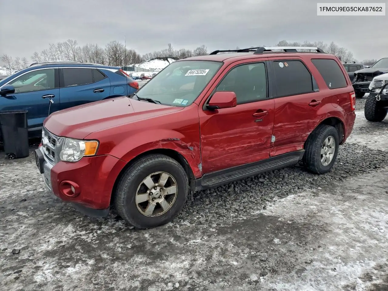 1FMCU9EG5CKA87622 2012 Ford Escape Limited