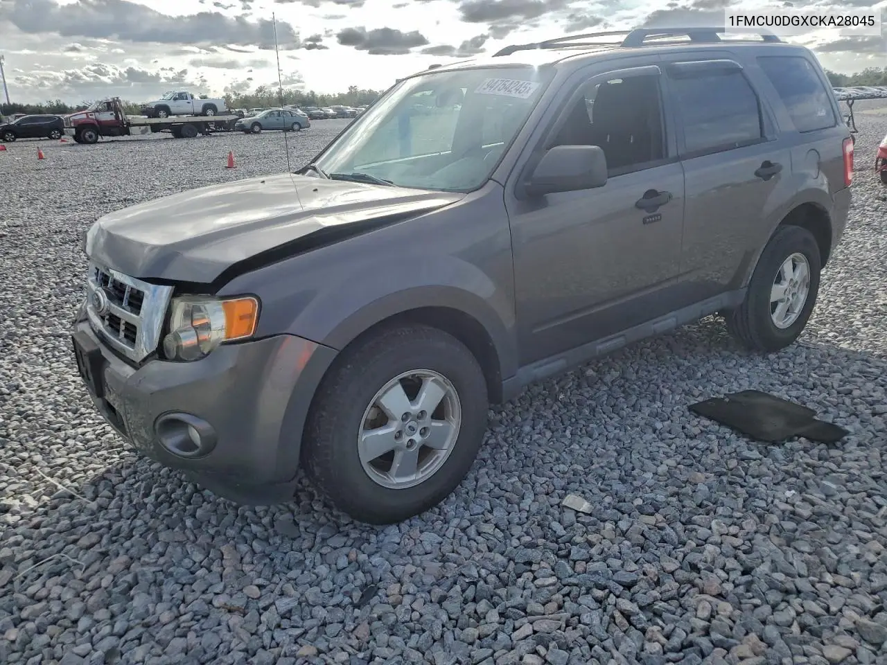 1FMCU0DGXCKA28045 2012 Ford Escape Xlt