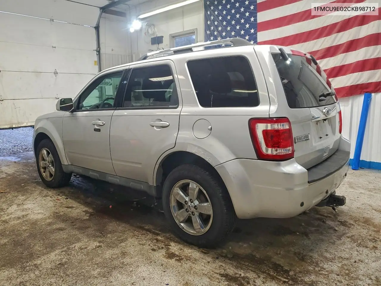 1FMCU9EG2CKB98712 2012 Ford Escape Limited