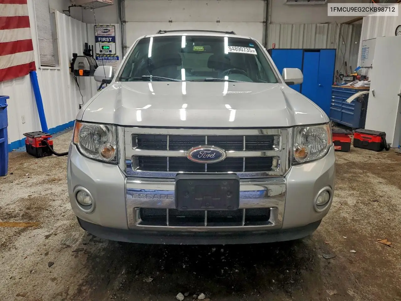 1FMCU9EG2CKB98712 2012 Ford Escape Limited