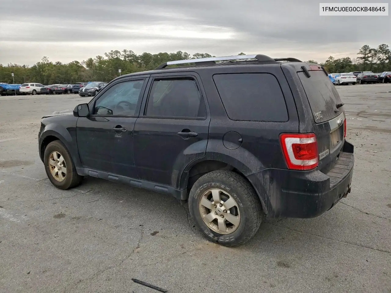 1FMCU0EG0CKB48645 2012 Ford Escape Limited
