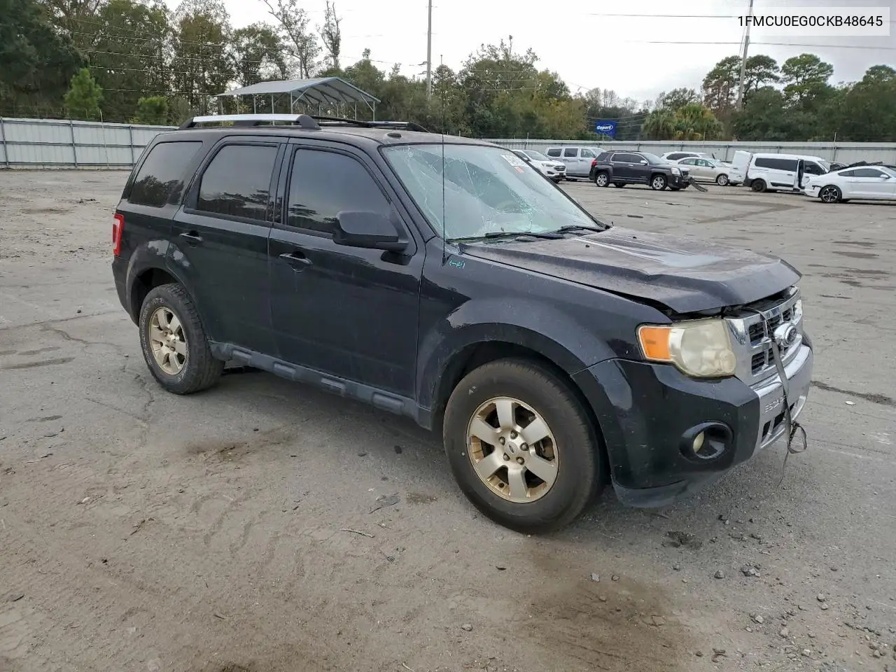1FMCU0EG0CKB48645 2012 Ford Escape Limited