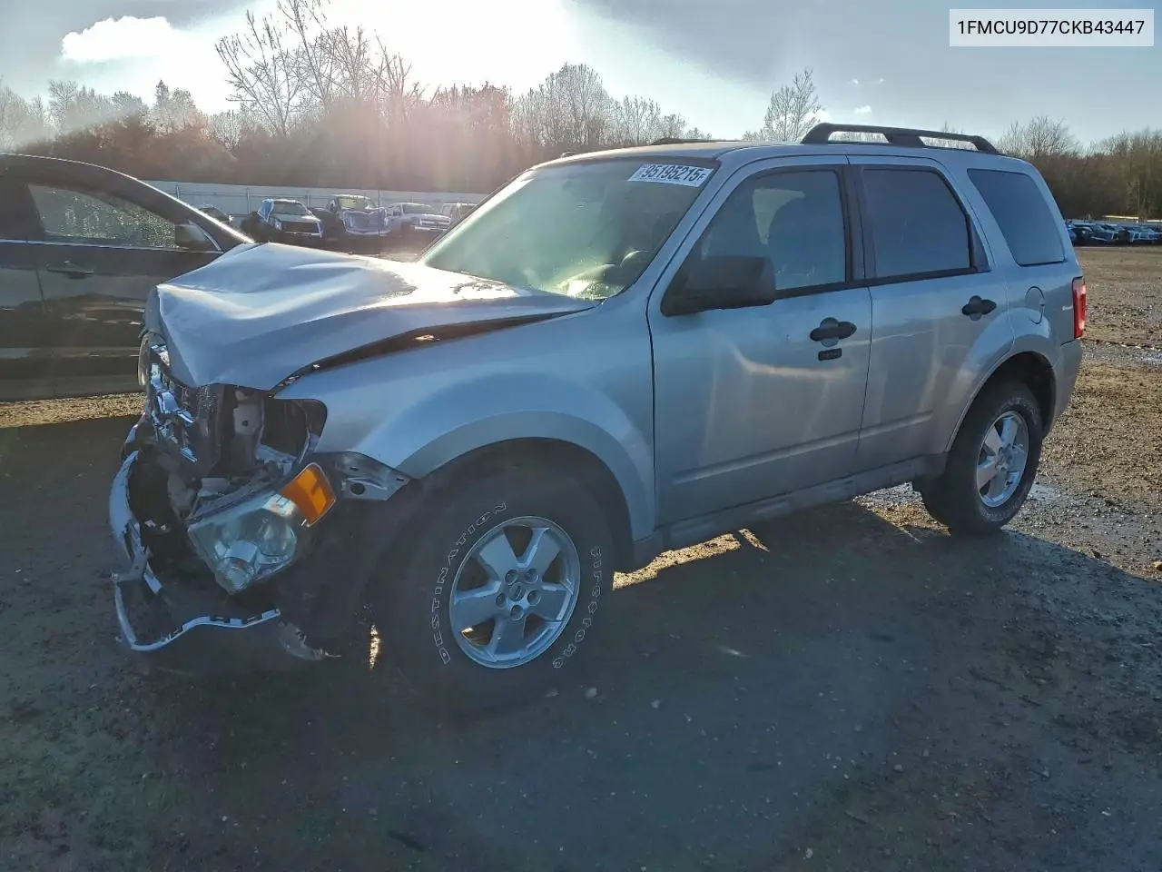 1FMCU9D77CKB43447 2012 Ford Escape Xlt