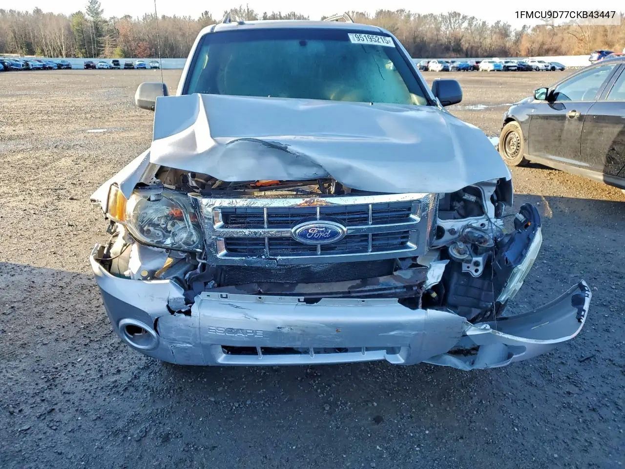 1FMCU9D77CKB43447 2012 Ford Escape Xlt