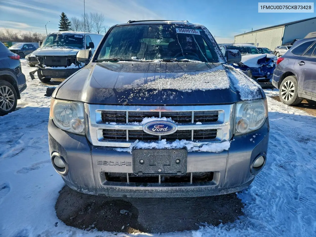 1FMCU0D75CKB73428 2012 Ford Escape Xlt