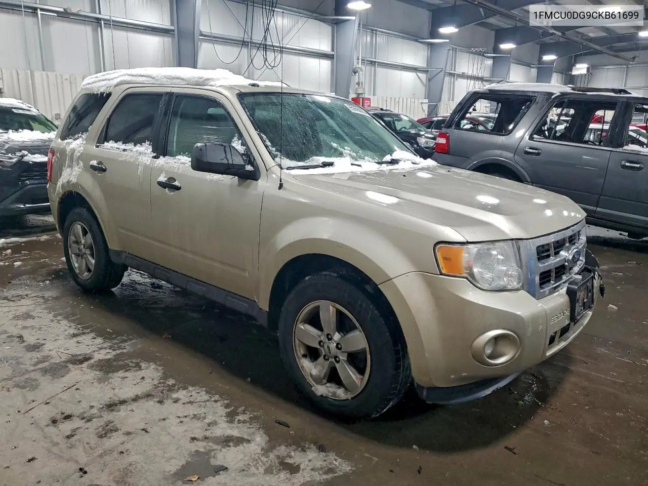 1FMCU0DG9CKB61699 2012 Ford Escape Xlt