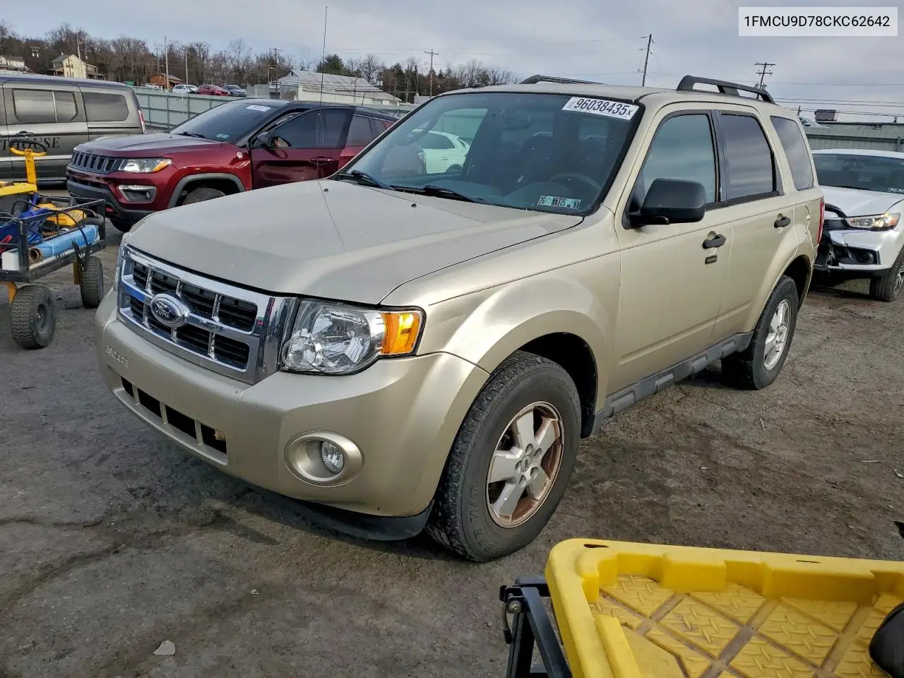 1FMCU9D78CKC62642 2012 Ford Escape Xlt