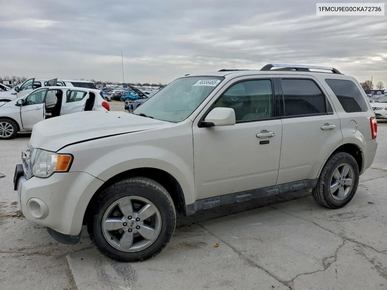 1FMCU9EG0CKA72736 2012 Ford Escape Limited