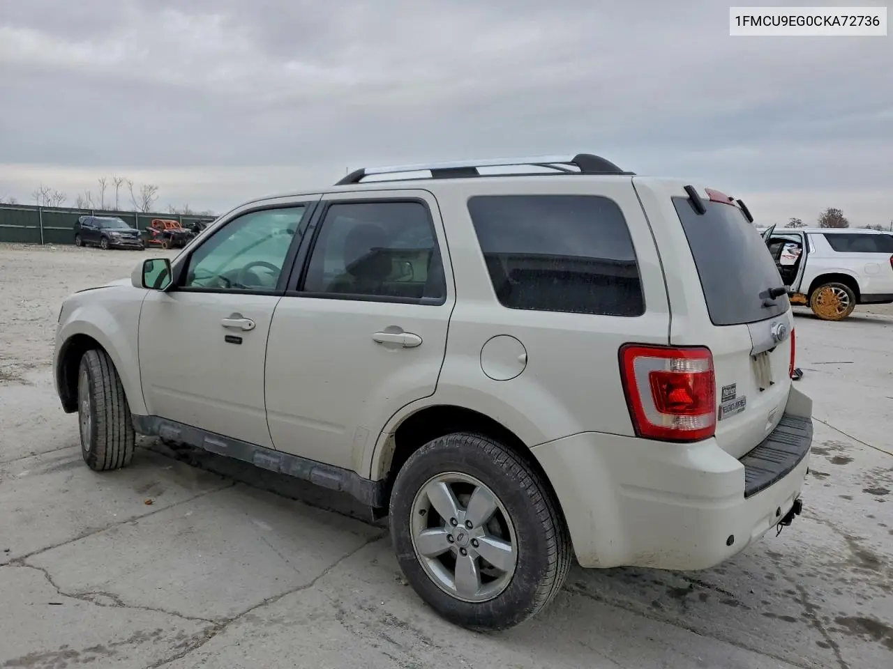 1FMCU9EG0CKA72736 2012 Ford Escape Limited