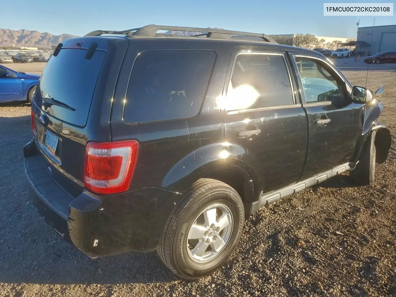 1FMCU0C72CKC20108 2012 Ford Escape Xls