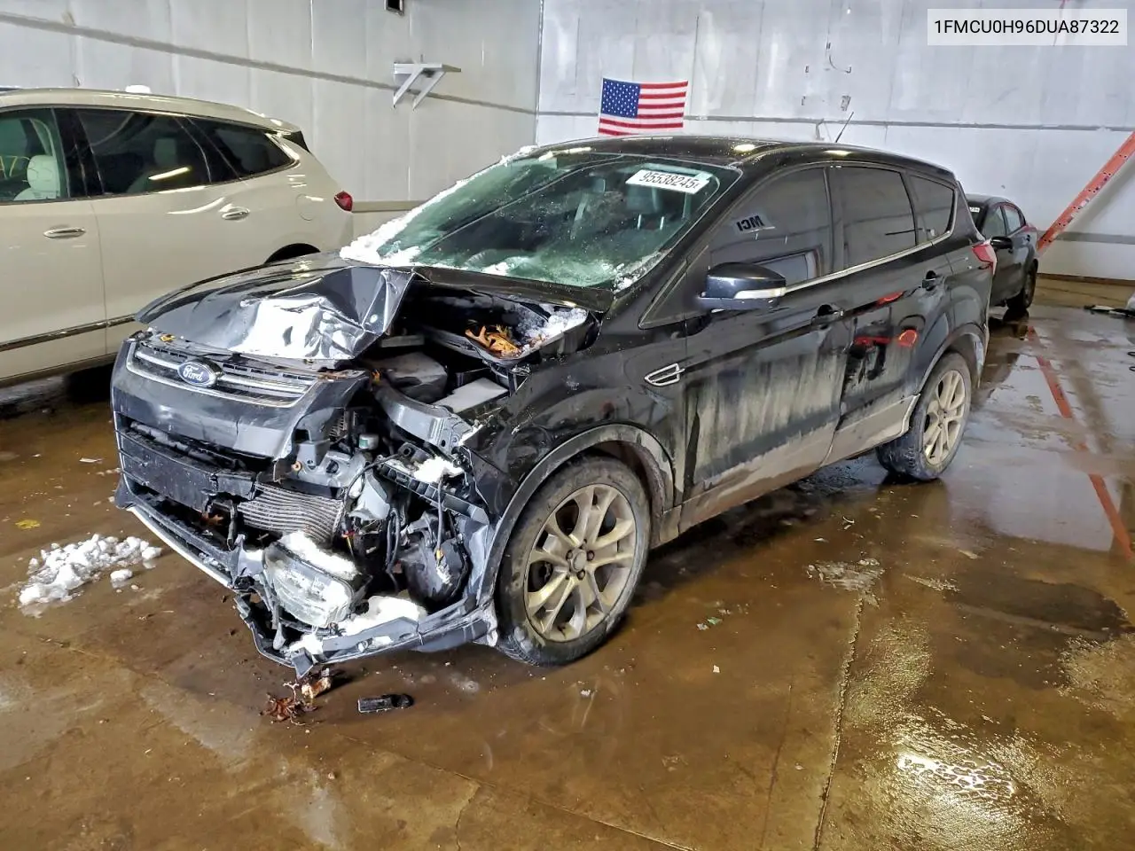 1FMCU0H96DUA87322 2013 Ford Escape Sel