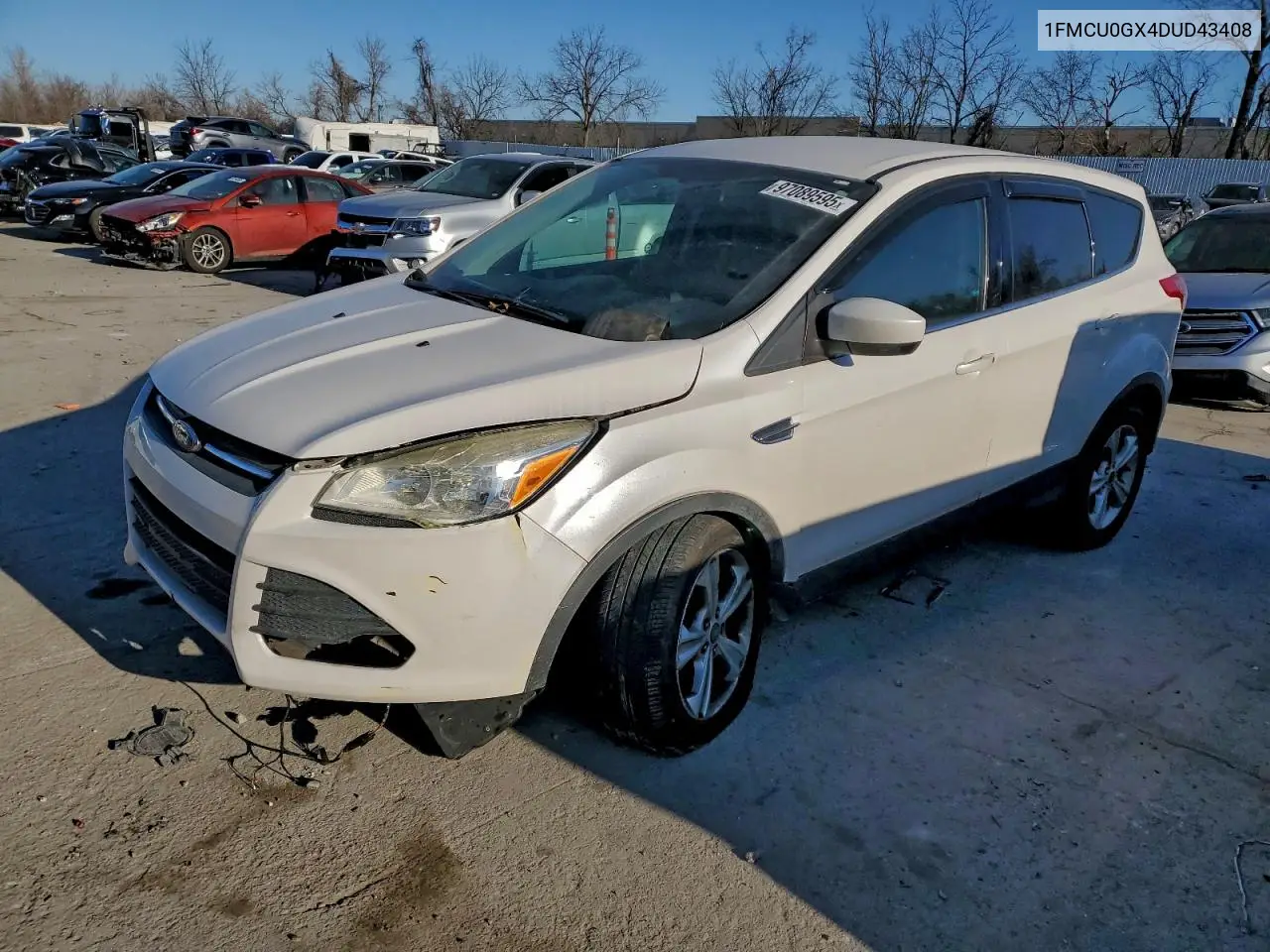 1FMCU0GX4DUD43408 2013 Ford Escape Se