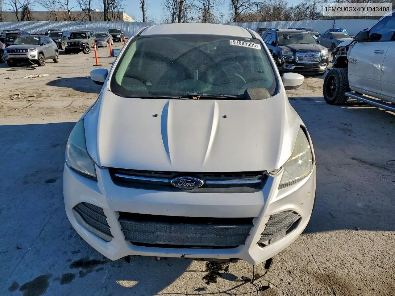 1FMCU0GX4DUD43408 2013 Ford Escape Se