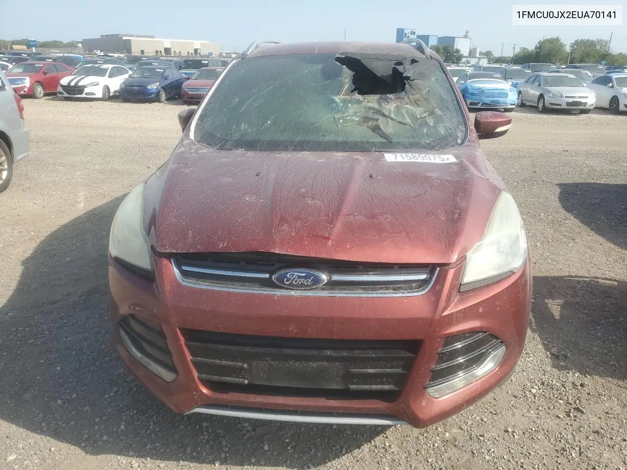 1FMCU0JX2EUA70141 2014 Ford Escape Titanium