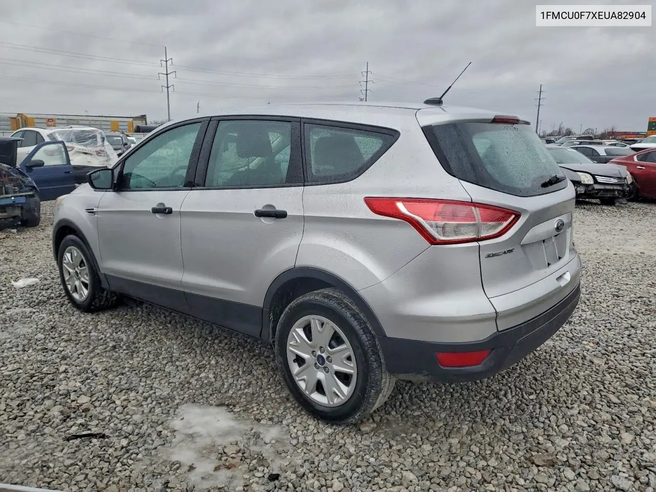 1FMCU0F7XEUA82904 2014 Ford Escape S