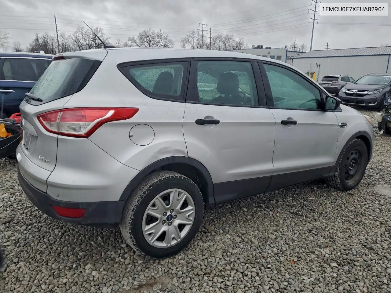 1FMCU0F7XEUA82904 2014 Ford Escape S