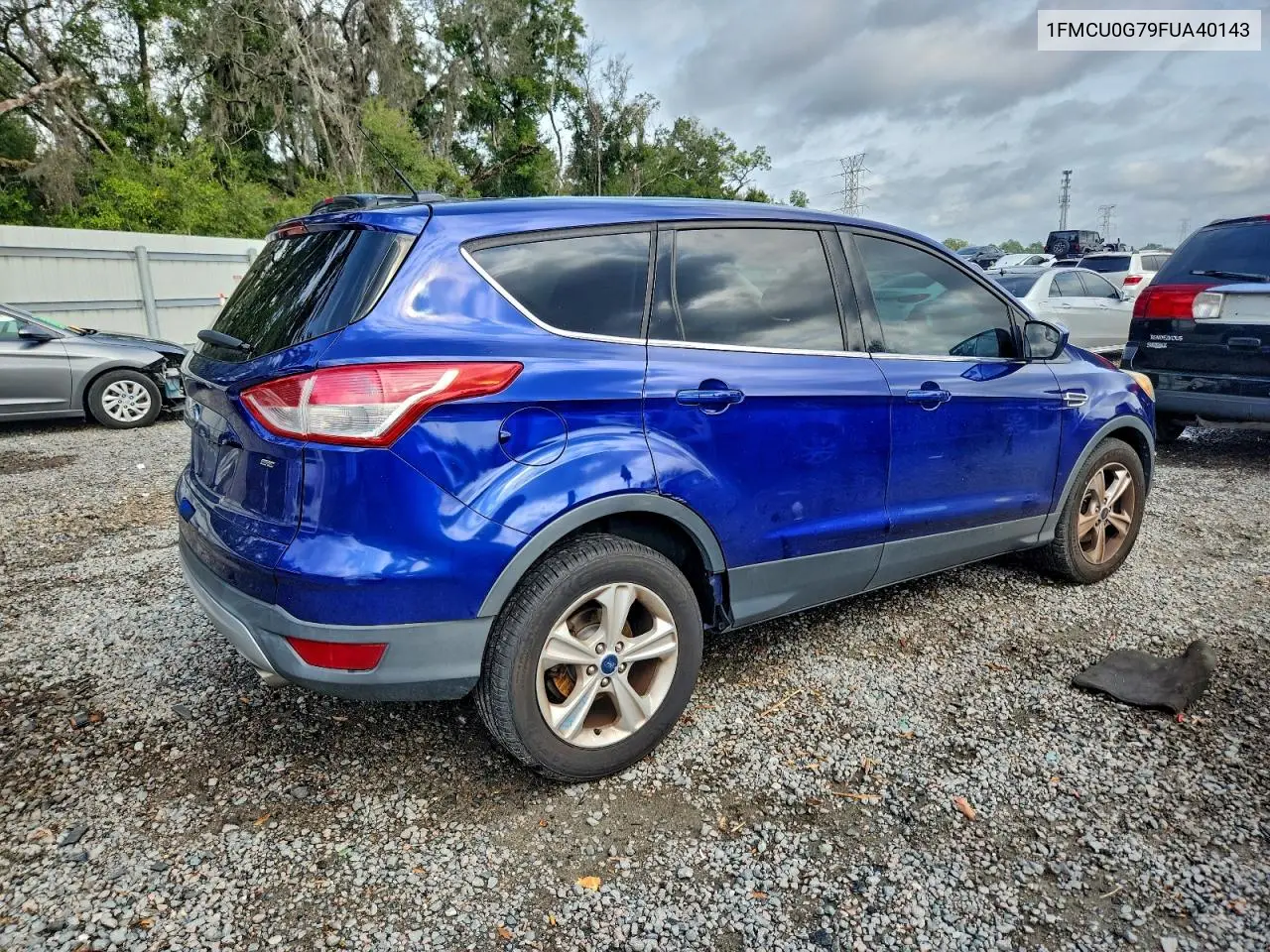 1FMCU0G79FUA40143 2015 Ford Escape Se