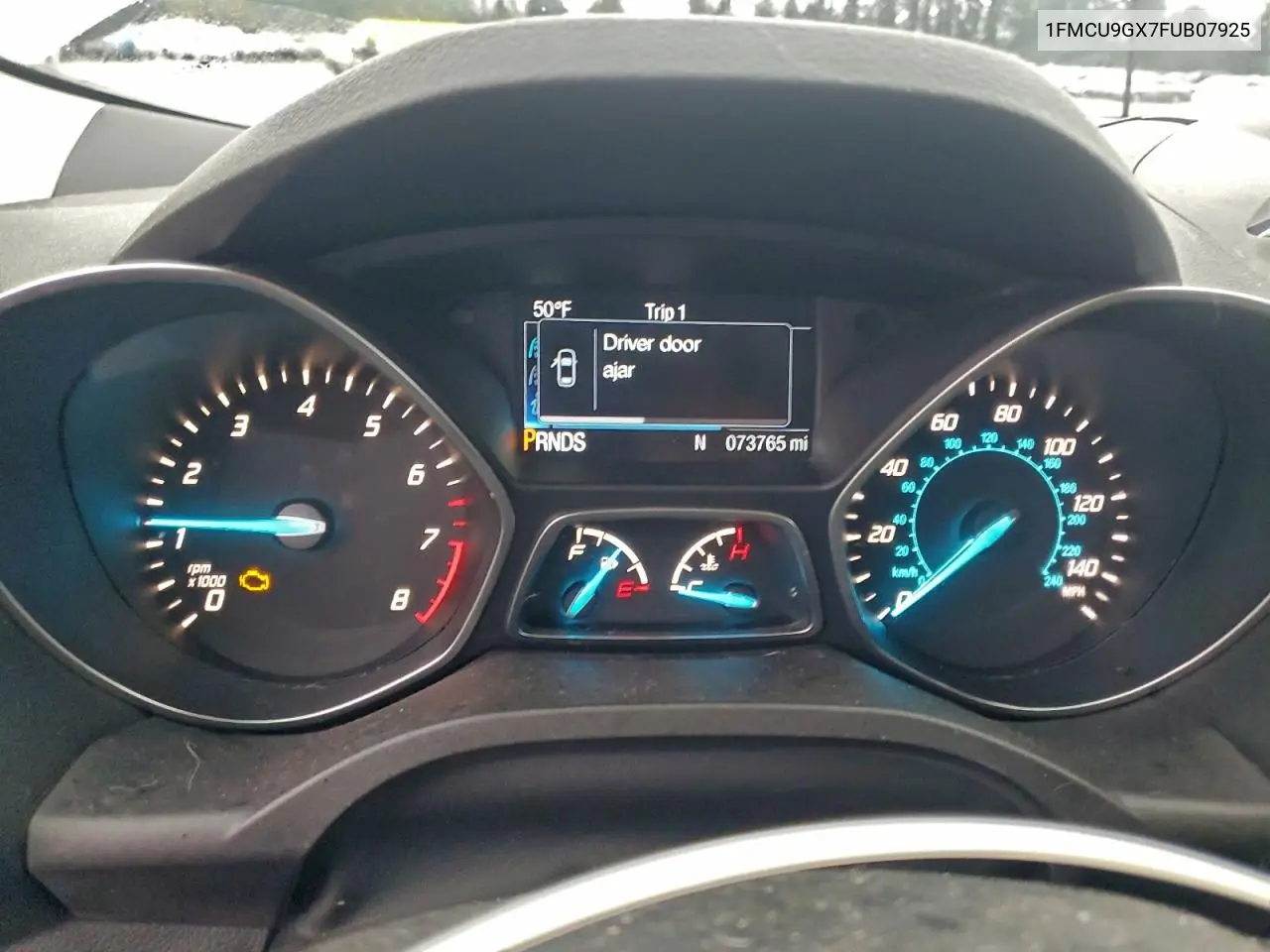 1FMCU9GX7FUB07925 2015 Ford Escape Se