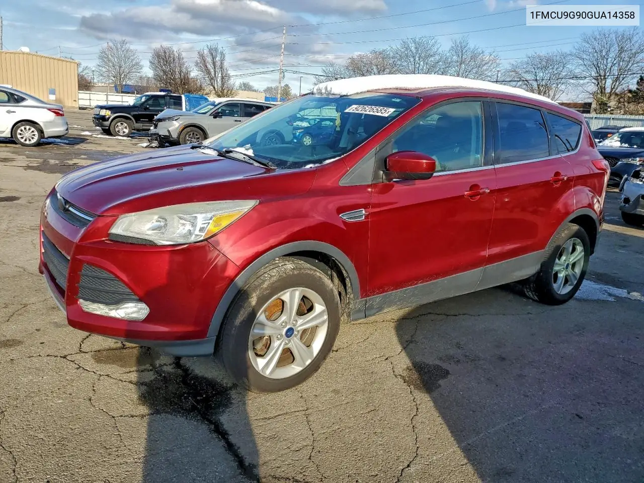 1FMCU9G90GUA14358 2016 Ford Escape Se