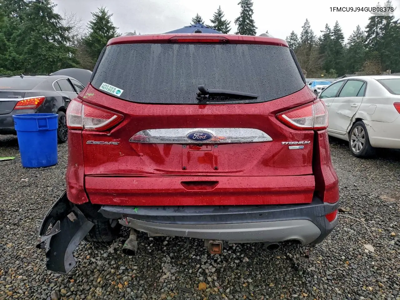 1FMCU9J94GUB08378 2016 Ford Escape Titanium